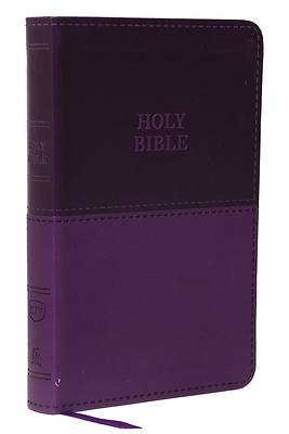 Picture of Kjv, Value Thinline Bible, Compact, Leathersoft, Purple, Red Letter Edition, Comfort Print