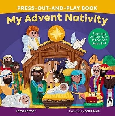 Picture of My Advent Nativity Press-Out-And-Play Book
