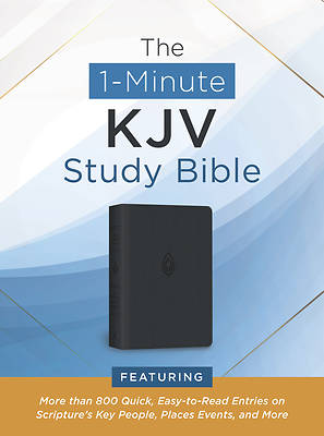 Picture of The 1-Minute KJV Study Bible (Pewter Blue)