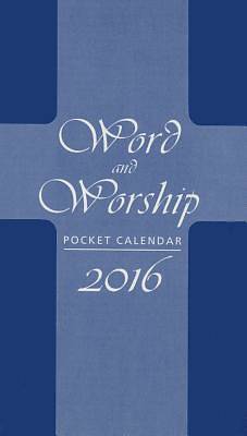 Picture of Word and Worship Pocket Calendar 2016