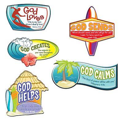 Picture of Vacation Bible School (VBS) 2016 Surf Shack Scripture Treasures (Pkg of 6)