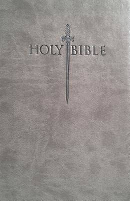 Picture of King James Version Easy Read Sword Value Thinline Bible Large Print Gray Ultrasoft