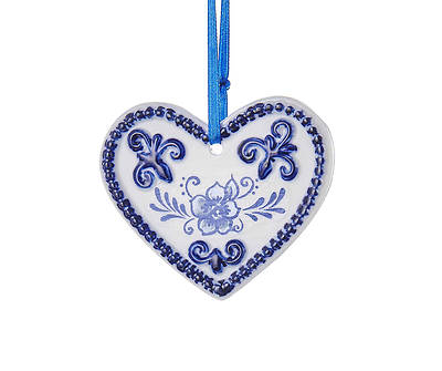 Picture of Delft Blue Heart Ornament
