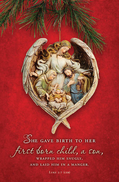 Picture of She Gave Birth Firstborn Christmas Regular Size Bulletin