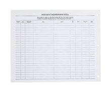 Picture of Church Membership Record--Loose-Leaf Filler Sheets Package of 120
