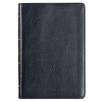Picture of KJV Compact Bible Black Full Grain Leather