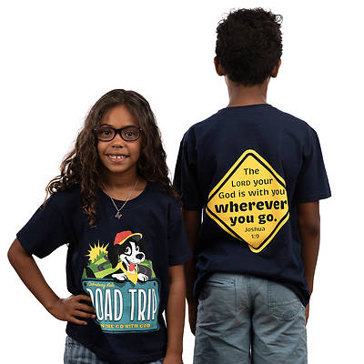 Picture of Vacation Bible School (VBS) 2025 Road Trip Child T-Shirt Size Extra Small