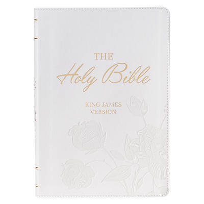Picture of KJV Bible Super Giant Print Faux Leather White