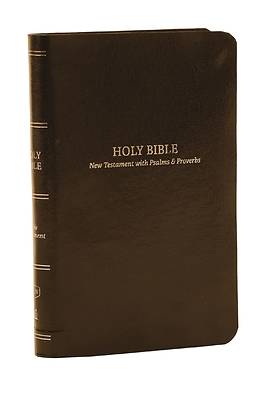 Picture of Kjv, Pocket New Testament with Psalms and Proverbs, Leatherflex, Brown, Red Letter, Comfort Print
