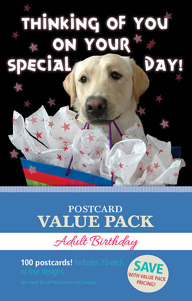 Picture of Happy Birthday Postcards -Adult Value Pack -  (Pkg 100)
