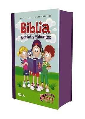 Biblia Biper Y Sus Amigos, Fuertes Y Valientes (Nbla), Tapa Dura, Palabras de Jesús En Rojo, Comfort Print