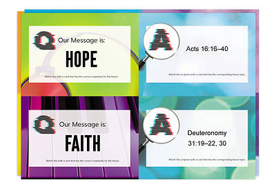 Picture of Vacation Bible School VBS 2021 A New Song The Message in Our Music Matching Game