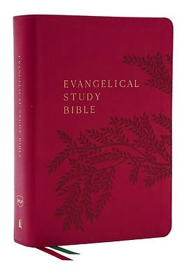 Picture of Nkjv, Evangelical Study Bible, Leathersoft, Rose, Red Letter, Comfort Print