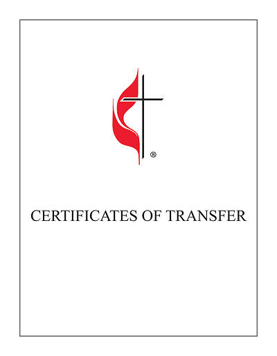 Picture of United Methodist Certificates of Transfer Download