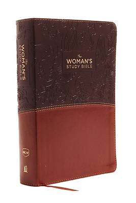 Picture of The NKJV, Woman's Study Bible, Fully Revised, Imitation Leather, Brown/Burgundy, Full-Color, Indexed