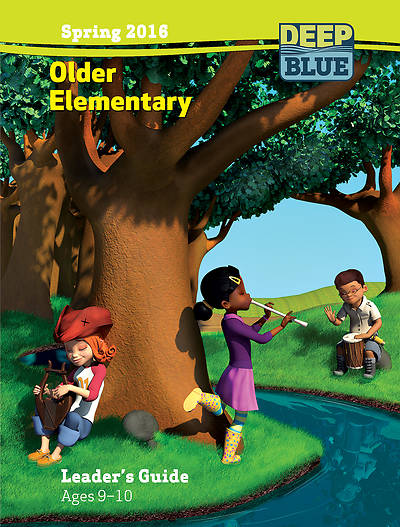 Picture of Deep Blue Older Elementary Leader's Guide Download Spring 2016
