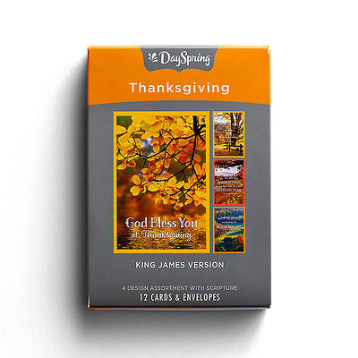 Picture of Thanksgiving Fall Landscape Design Assortment Boxed Cards - Box of 12