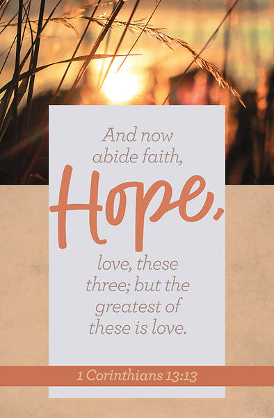 Picture of Hope General Regular Size Bulletin