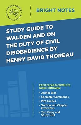 Picture of Study Guide to Walden and On the Duty of Civil Disobedience by Henry David Thoreau