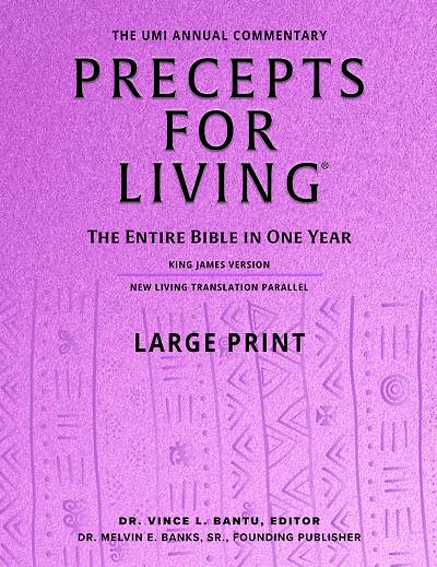 Picture of Precepts for Living Large Print 2023-2024
