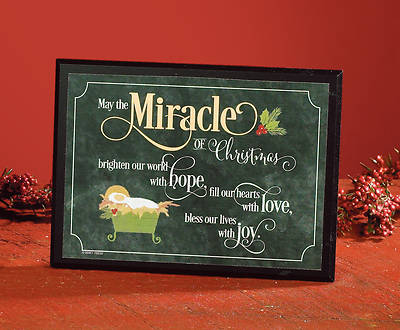 Picture of Miracle of Christmas Plaque