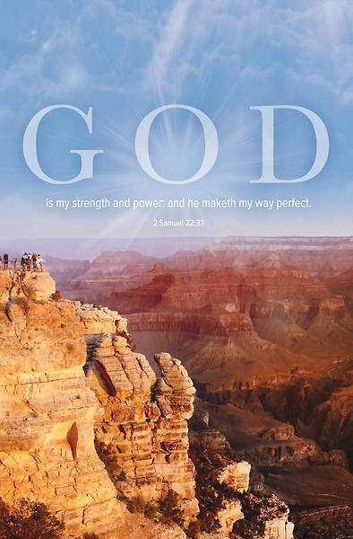 Picture of God My Strength General Regular Size Bulletin