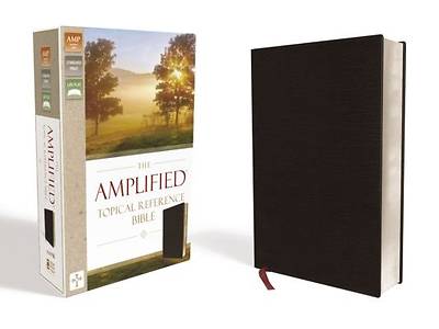Picture of Amplified Topical Reference Bible, Bonded Leather, Black
