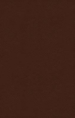 Picture of Niv, Thompson Chain-Reference Bible, Genuine Leather, Buffalo, Brown, Red Letter, Thumb Indexed, Art Gilded Edges, Comfort Print