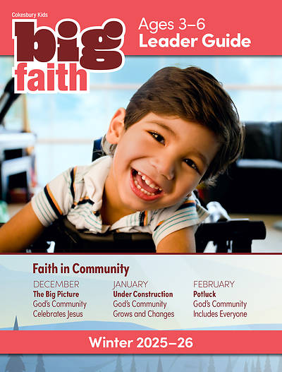 Picture of Cokesbury Kids Big Faith Winter 2025-26 Leader Guide Ages 3-6