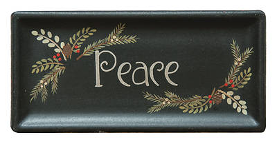 Picture of Peace- Rectangle Wood Tray