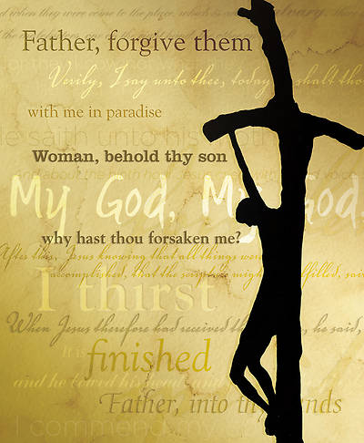 Picture of Words from the Cross Good Friday Legal Size Bulletin