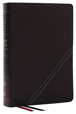Picture of Nkjv, Word Study Reference Bible, Bonded Leather, Black, Red Letter, Comfort Print