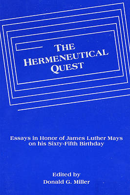 Picture of The Hermeneutical Quest