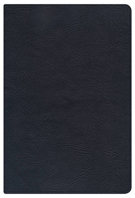 Picture of KJV Large Print Personal Size Reference Bible, Black Genuine Leather Indexed