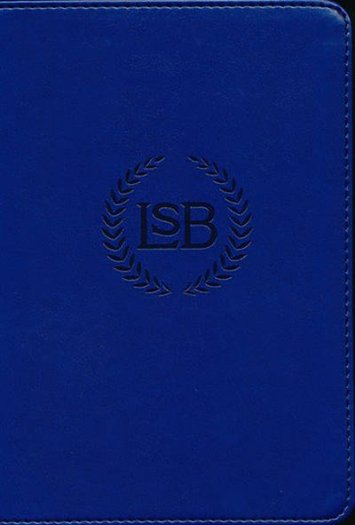 Picture of LSB Compact Edition Bible Blue Faux Leather