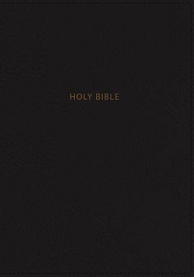 Picture of NKJV, Deluxe Reference Bible, Personal Size Giant Print, Imitation Leather, Black, Indexed, Red Letter Edition, Comfort Print