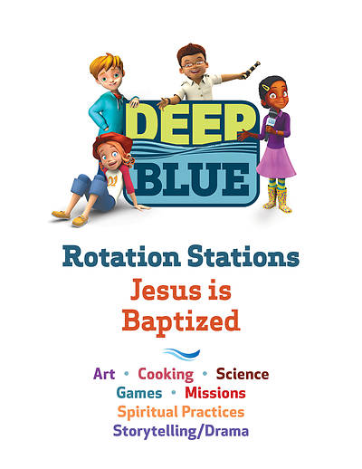 Picture of Deep Blue Rotation Stations: Jesus Is Baptized - Entire Unit Download