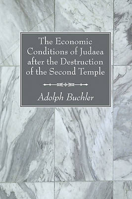 Picture of The Economic Conditions of Judaea After the Destruction of the Second Temple