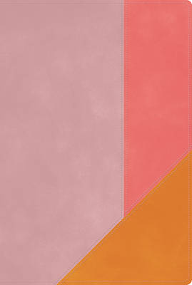 Rvr 1960 Biblia de Estudio Arcoíris, Rosa Cuarzo, Símil Piel Con Índice