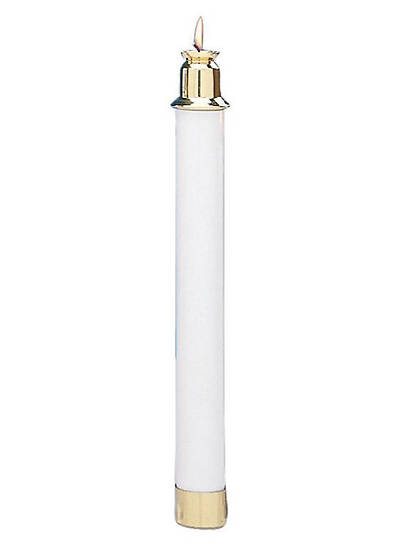 Picture of Will & Baumer White Tube Candle Pair
