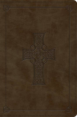 Picture of ESV Compact Bible (Trutone, Olive, Celtic Cross Design)