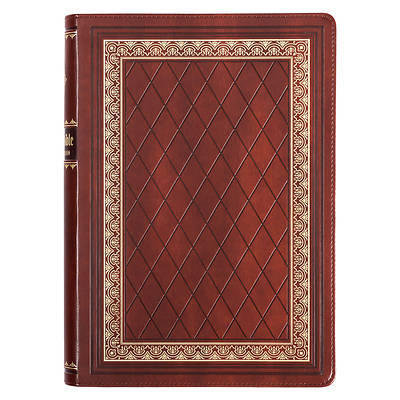 Picture of KJV Study Bible Brown Faux Leather
