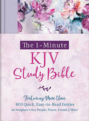 Picture of The 1-Minute KJV Study Bible (Lavender Petals)