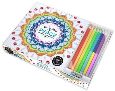 Picture of Vive Le Color! Peace (Adult Coloring Book and Pencils)