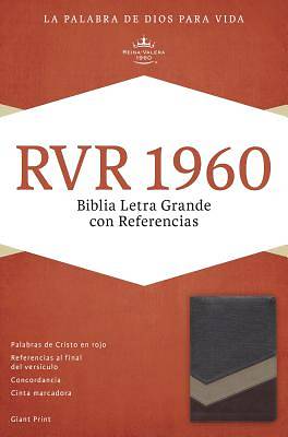Picture of Rvr 1960 Biblia Letra Grande Con Referencias, Marron/Tostado/Bronceado Simil Piel