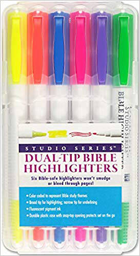 Picture of Bible Dual-Tip Highlighters (6-Piece Set)