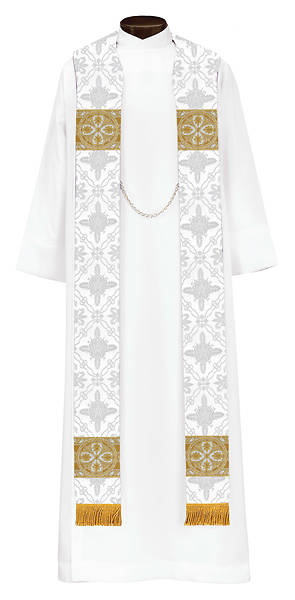 Picture of Regal Collection Stole White 56"