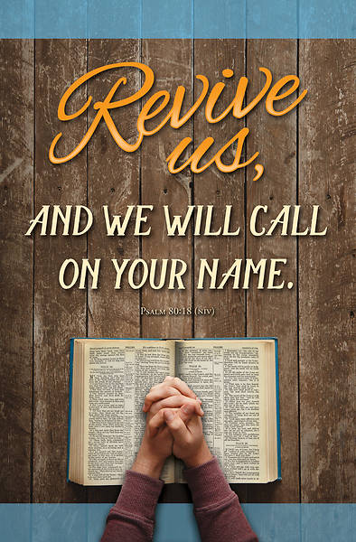 Picture of Revive Us Revival Regular Size Bulletin