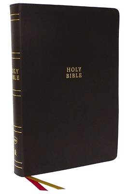 Picture of NKJV Holy Bible, Super Giant Print Reference Bible, Brown Bonded Leather, 43,000 Cross References, Red Letter, Comfort Print