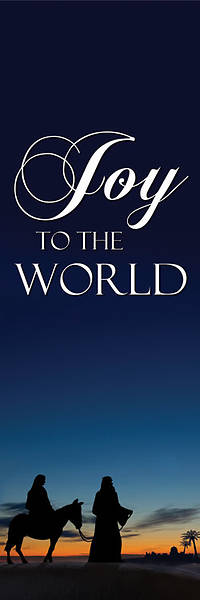 Picture of Nativity Series Joy to the World Banner 2' x 6'